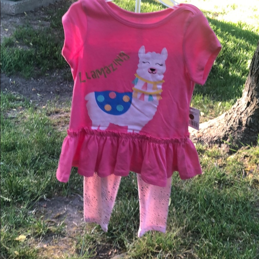 Lama outfit leggings and top
